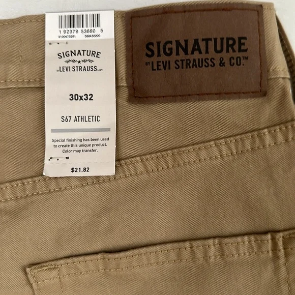 Levi 30x 32 ATHLETIC FIT pant- khaki - Picture 13 of 13